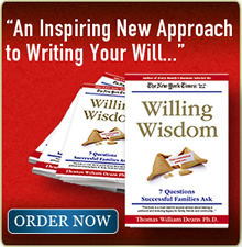 An Inspriing Approach to Writing Your Will